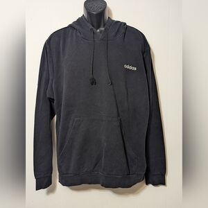 Men's Adidas  Pullover Sweatshirt Hoodie Hooded Sweatshirt Black Size XL